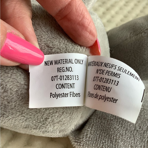 Kellytoy Elephant Plush Rattle Crinkle Ear Embroidered Eyes Hang Stuffed Animal - Picture 8 of 10